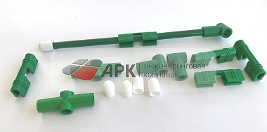 Отливки Фитинги для фиксации парника, Полиэтилен