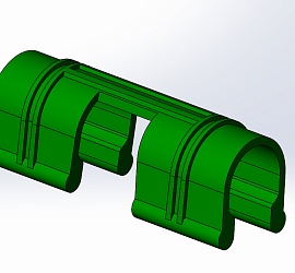Пресс-форма на Зажим пластмассовый для теплицы